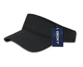 Decky Sports Spring Summer Sun Visors Caps Hats Cotton Beach Golf Unisex-Black-